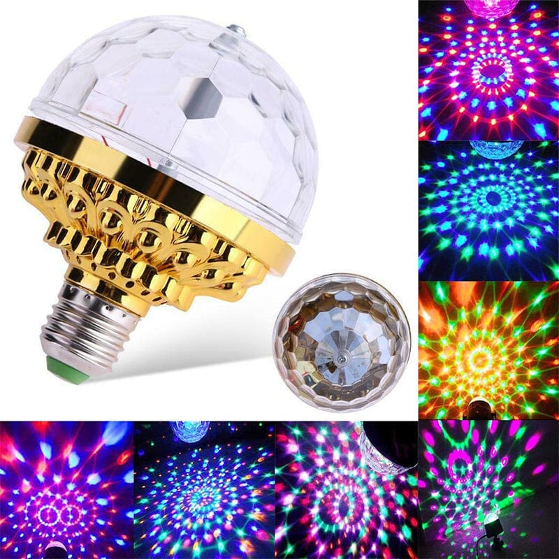 LED Disco Ball Colorful Rotating Light Bulb | Brehn