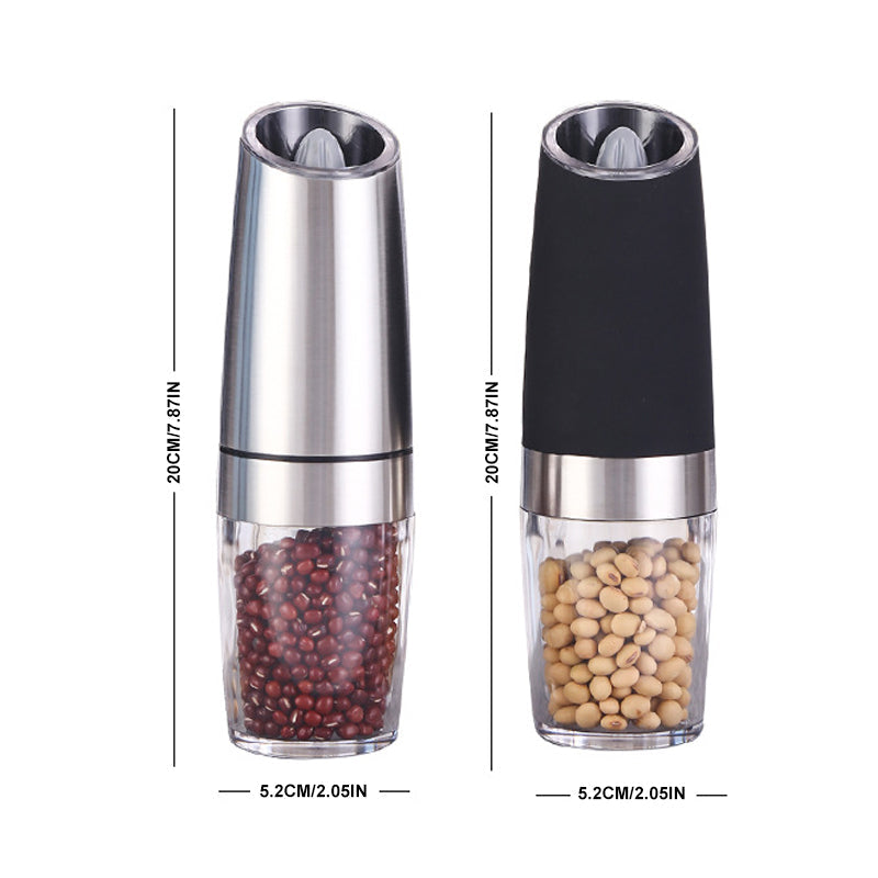 Automatic Electric Gravity Induction Salt and Pepper Grinder | Bowlift