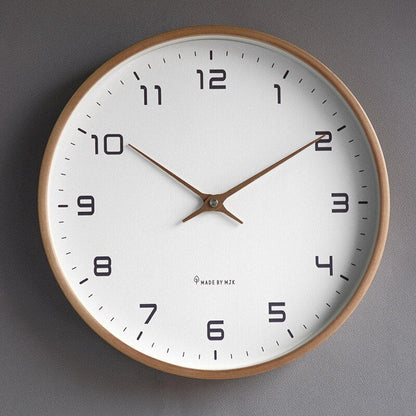 BowLift | Scandinavian Simplicity Wooden Wall Clock – Elegant Minimalism