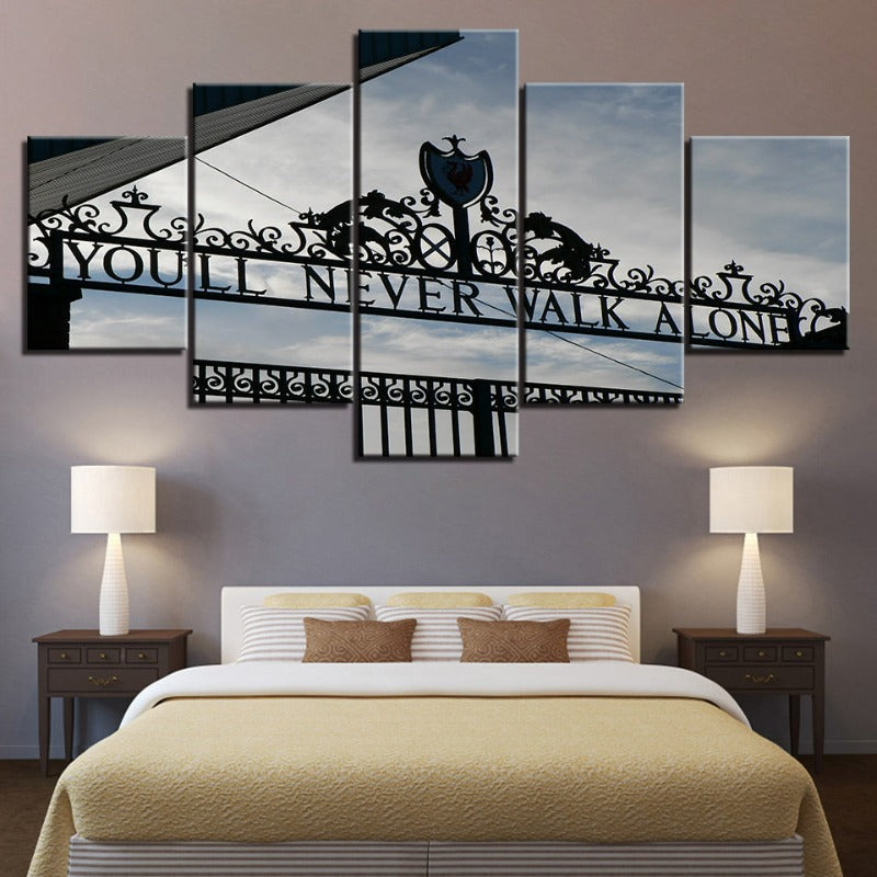 "You'll Never Walk Alone Again" 5 Piece - Canvas Wall Art Painting | Bowlift