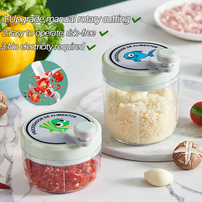 Skanto | Portable Manual Fast Garlic Vegetable Chopper
