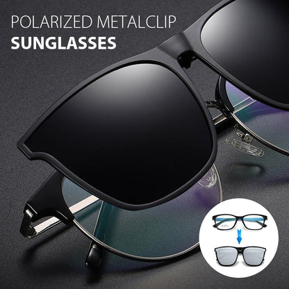 Skanto | New Polaroid Clip-On Flip-Up Sunglasses