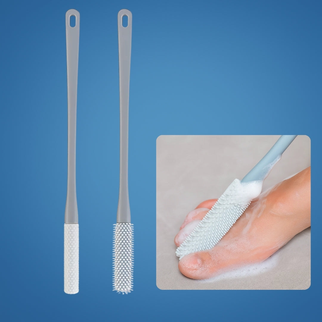 Deep Dirt And Dead Skin Removal – Soft Silicone Bristles – Sensitive Feet And Daily Hygiene Bowlift