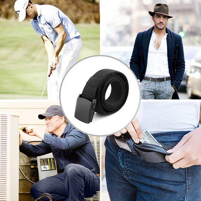 Anti-theft belt with hidden wallet | Bowlift