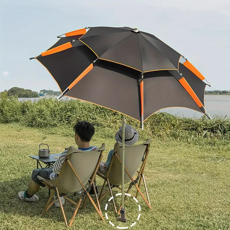 BowLift | Heavy-Duty Adjustable Spiral Ground Anchor Umbrella Holder