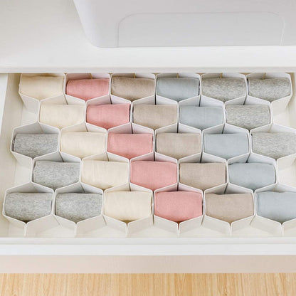 Honeycomb Drawer Divider Organization