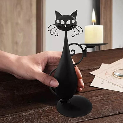 Skanto | Black Cat Candle Holder