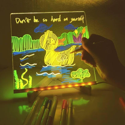 Skanto | LED Drawing Board with 7 Color Pens