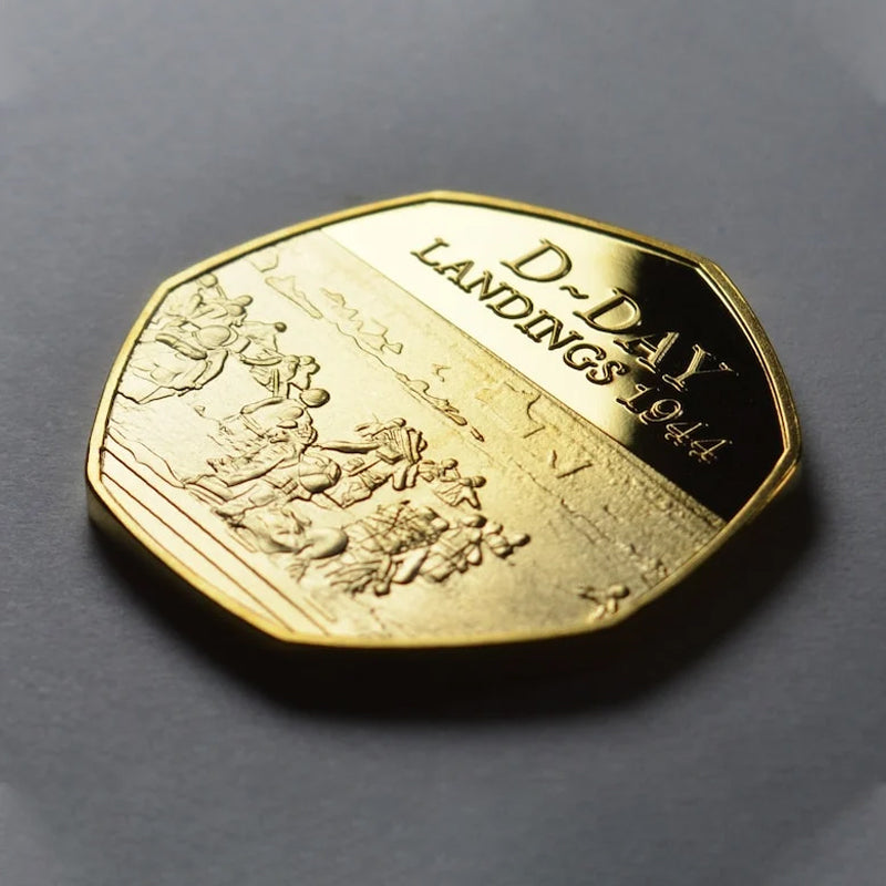 Skanto | D-DAY LANDINGS 1944 24kt Gold Commemorative Coin