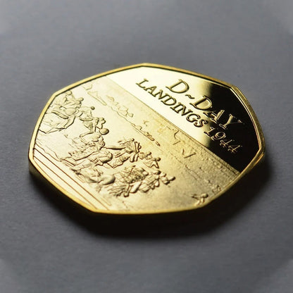 Skanto | D-DAY LANDINGS 1944 24kt Gold Commemorative Coin