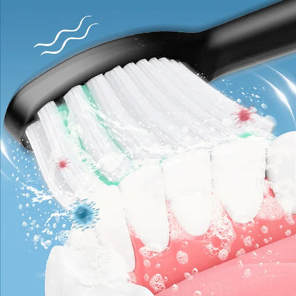 Skanto | Sonic Electric Toothbrush | 6 Modes & IPX7 Waterproof | White, Black, Pink