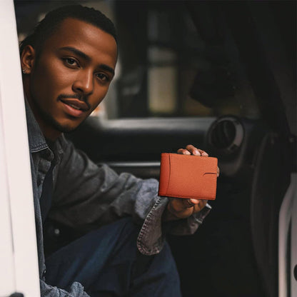 Skanto | Genuine Leather Anti-Theft Card Holder