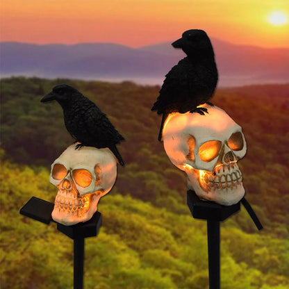 Brehn | Halloween Solar Skull Crows Decorative Lights