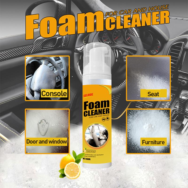 Foam cleaning spray