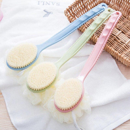 2 In 1 Bathing Scrubbing Long Handle Brush Bowlift