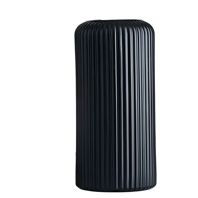 BowLift | LineaForm Modern Ceramic Vase – Artistic Stripes Decoration