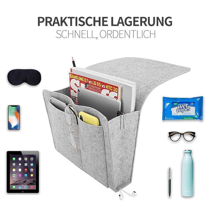 Hanging bag for bedside storage | Karnz