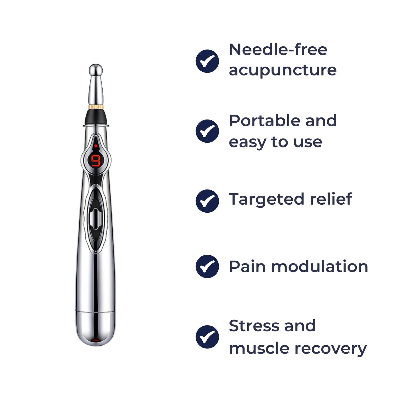 Drug-Free Massage Therapy – Multi-Head Design – Stress and Muscular Recovery Skanto