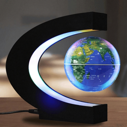 AstroGlobe LED World Globe – Levitating Globe Lamp with Magnetic Suspension