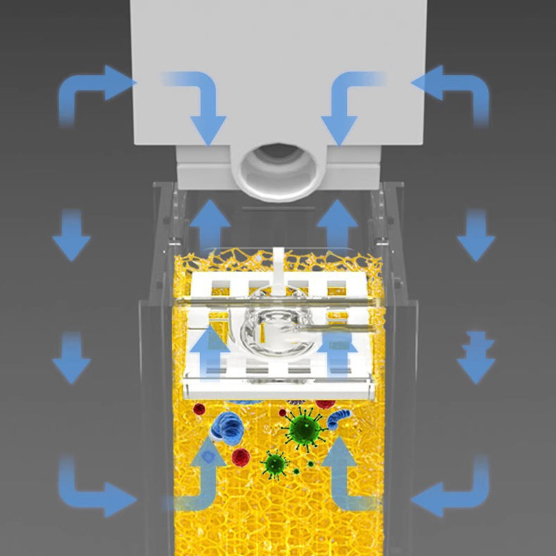 Silent Wall-Mounted Fish Tank Filter | Skanto