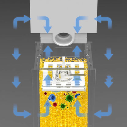 Silent Wall-Mounted Fish Tank Filter | Skanto