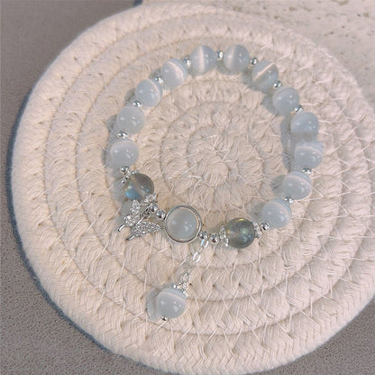 Skanto | Cat Eye Crystal Butterfly Bracelet