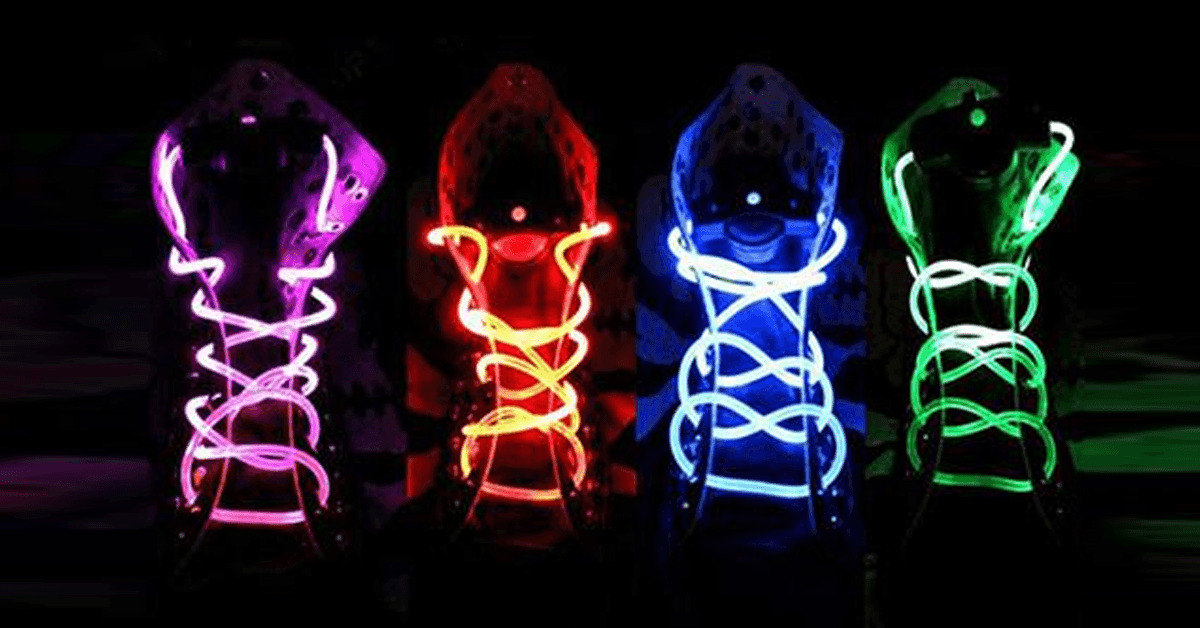 BowLift | LED waterproof shoelaces - 3 modes - Various colors
