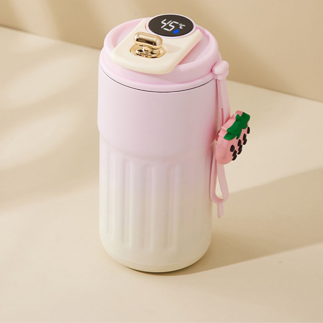BowLift | Stainless Steel Coffee Mug with LED Temperature Display 450 ML