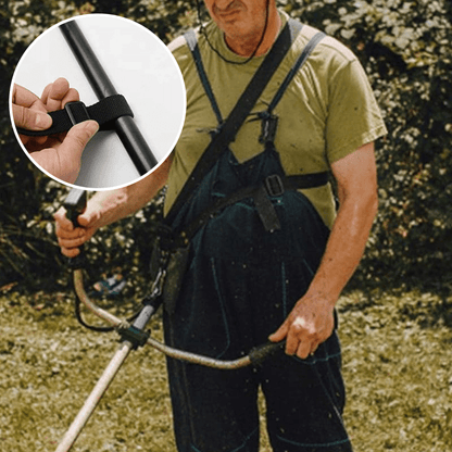 BowLift | Ergonomic Weed Killer Handle Extension Brush Cutter Trimmer Handle