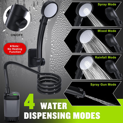 Skanto | Portable Rechargeable Outdoor Camping Shower Pump