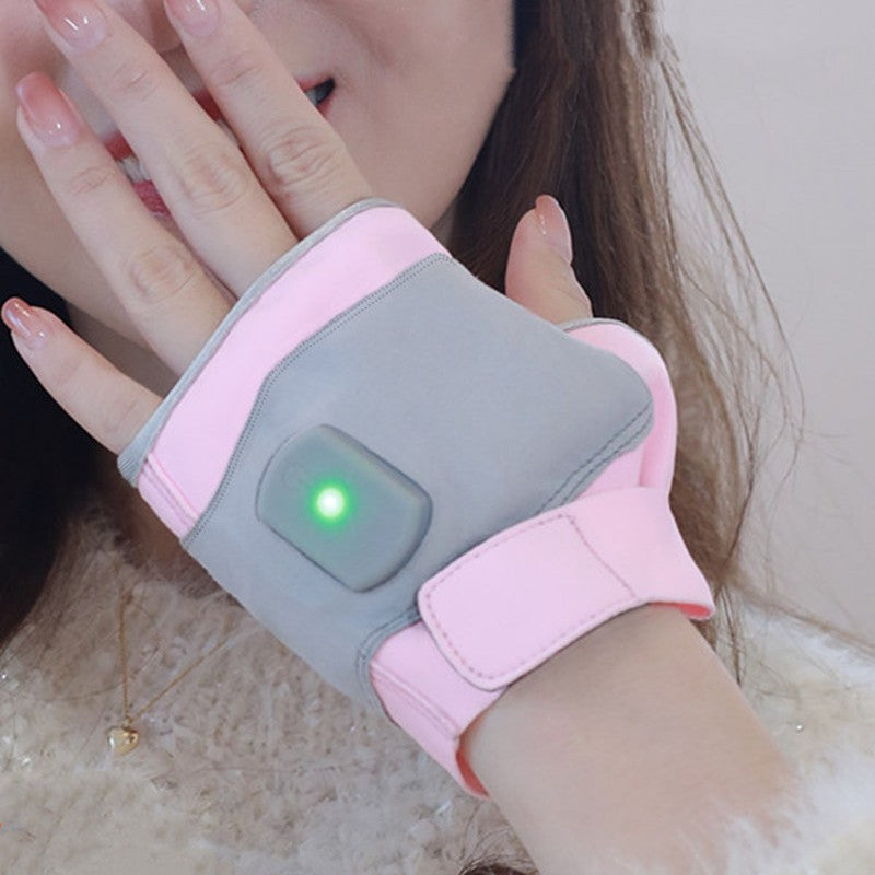 Skanto | USB Rechargeable Heated Fingerless Gloves with Adjustable Temperatures