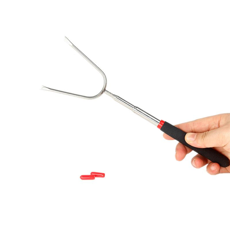 Telescopic barbecue forks