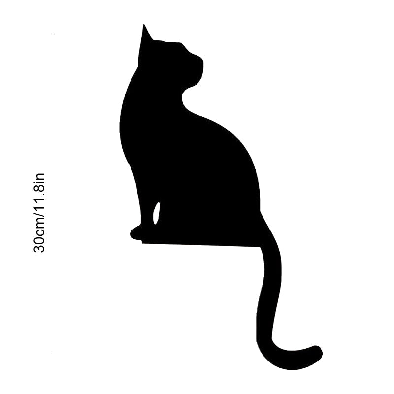 Skanto | Black Cat Door Corner Sign Decoration