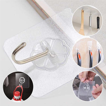 Seamless Adhesive Hooks (10/20/30 Pieces)