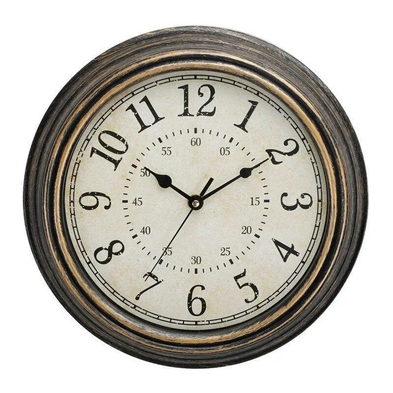 RusticCharm Vintage Wall Clock Bowlift