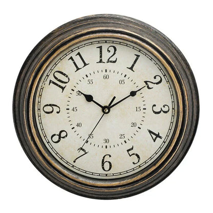RusticCharm Vintage Wall Clock Bowlift