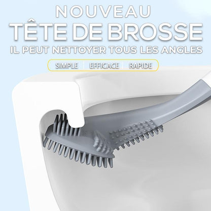 Long-handled toilet brush - Say goodbye to stains.