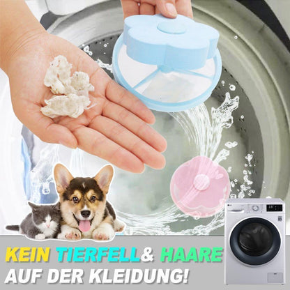Washing machine mesh filter bag for fur & lint pet hair remover