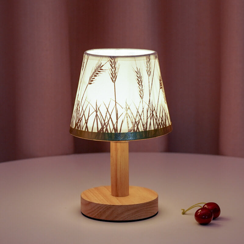 Skanto | Skanto Vintage Linen Lampshade 1-Light LED Table Lamp