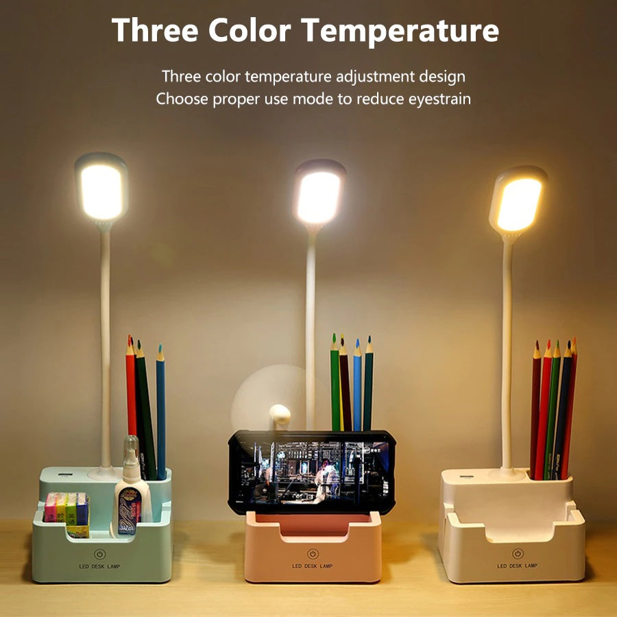BowLift | Desk lamp with phone holder