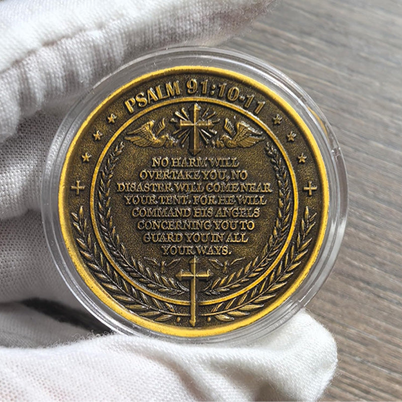 Skanto | Archangel Michael Watches Over Us Challenge Coin