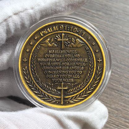 Skanto | Archangel Michael Watches Over Us Challenge Coin