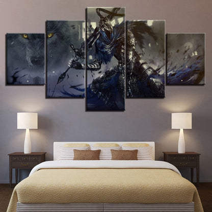 Dark Souls - 5 Piece Canvas Wall Art Painting | Bowlift