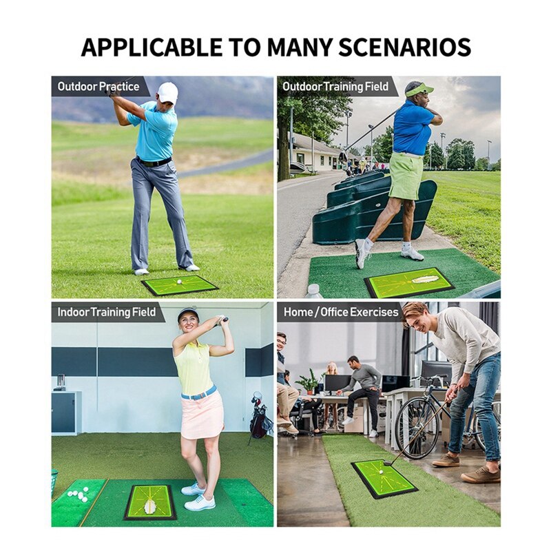 Golf Swing Tracker Mat - Use at Home or Park Bowlift