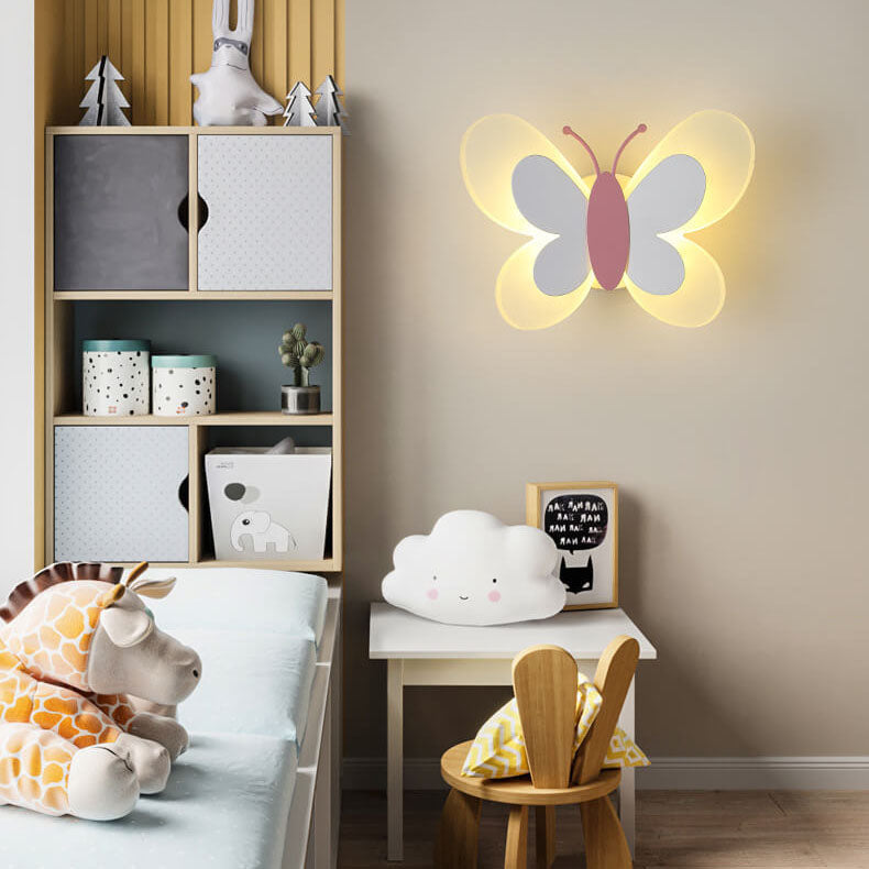 Skanto | LuminoArt – Butterfly-Shaped Creative LED Wall Lamp with 1 Light in Acrylic