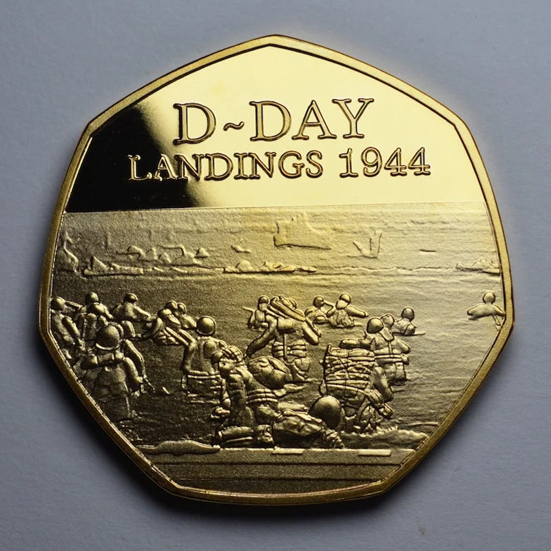 Skanto | D-DAY LANDINGS 1944 24kt Gold Commemorative Coin