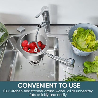 Stainless Steel Swan Sink Strainer Basket | Bowlift