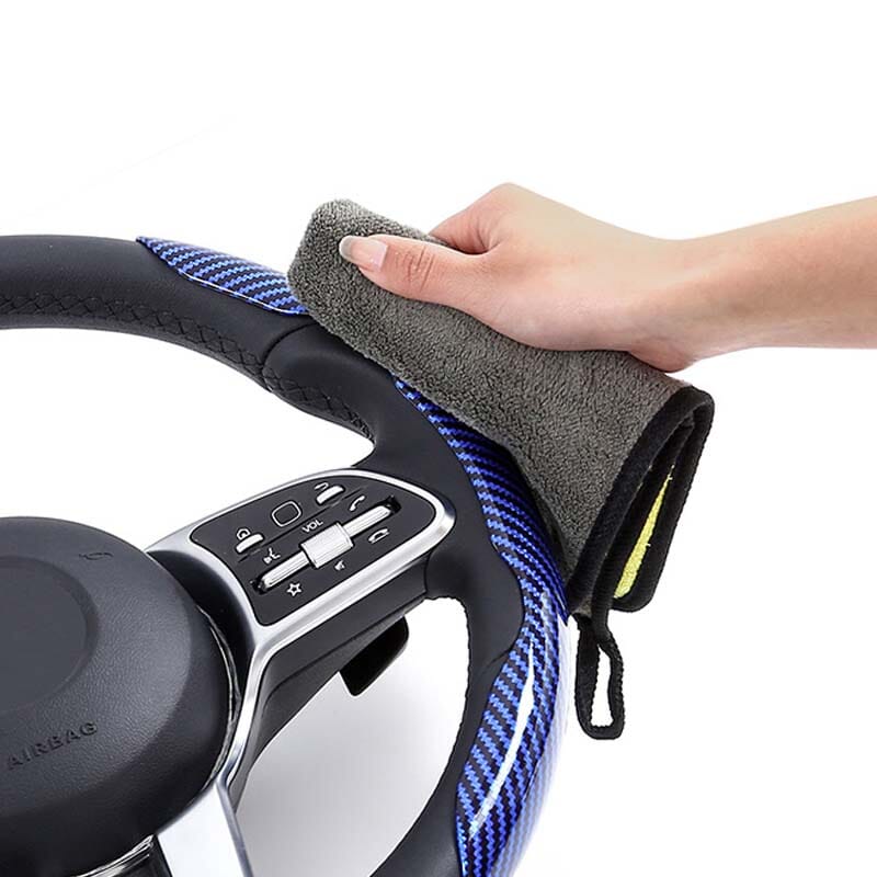 BowLift | Universal Laser Carbon Fiber Pattern Steering Wheel Cover