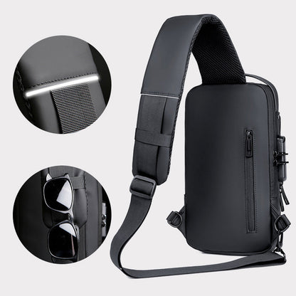 USB Charging Sport Shoulder Bag with Anti-theft