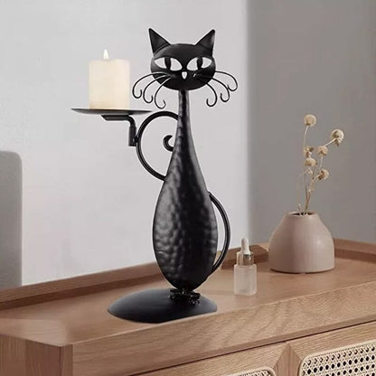 Skanto | Black Cat Candle Holder